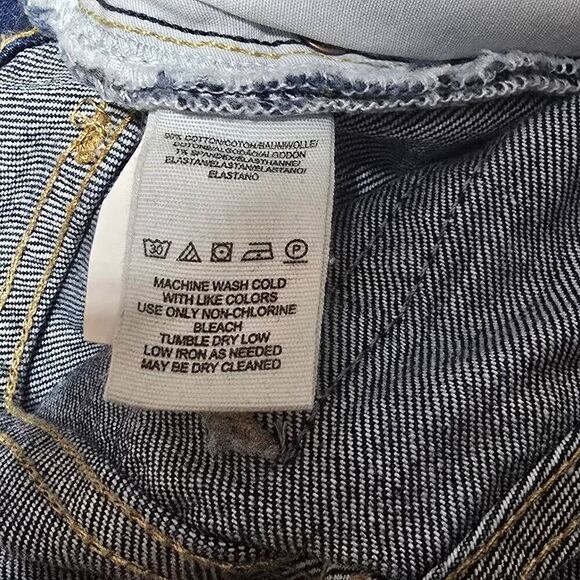 We The Free People Distressed Button Fly Skinny Jeans - Picture 5 of 5